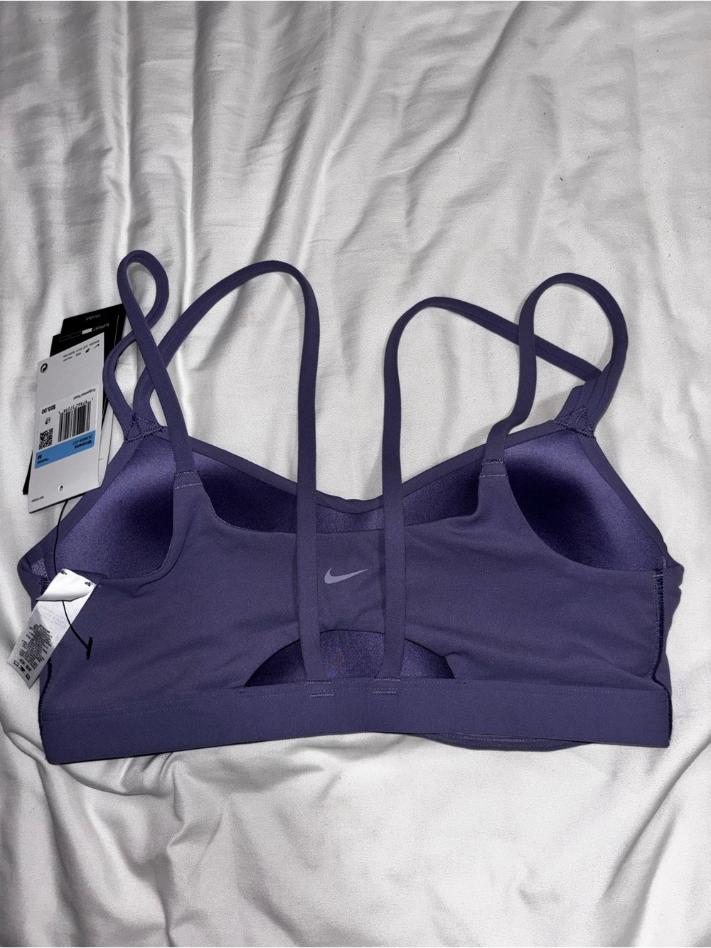 NWT Nike Purple Strappy Sports Bra - Women M